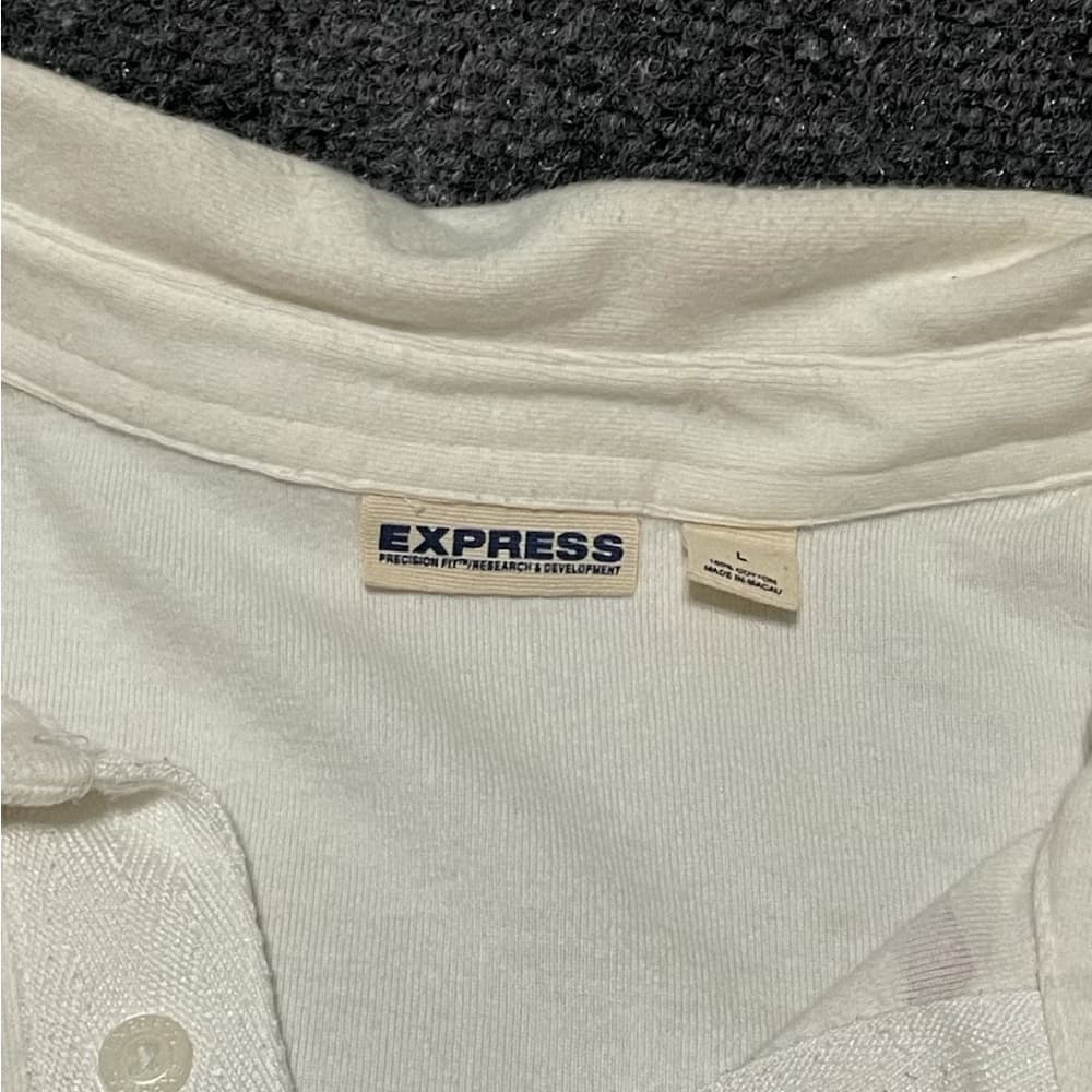 Vintage Express Long Sleeve Polo - Thumbnail 2