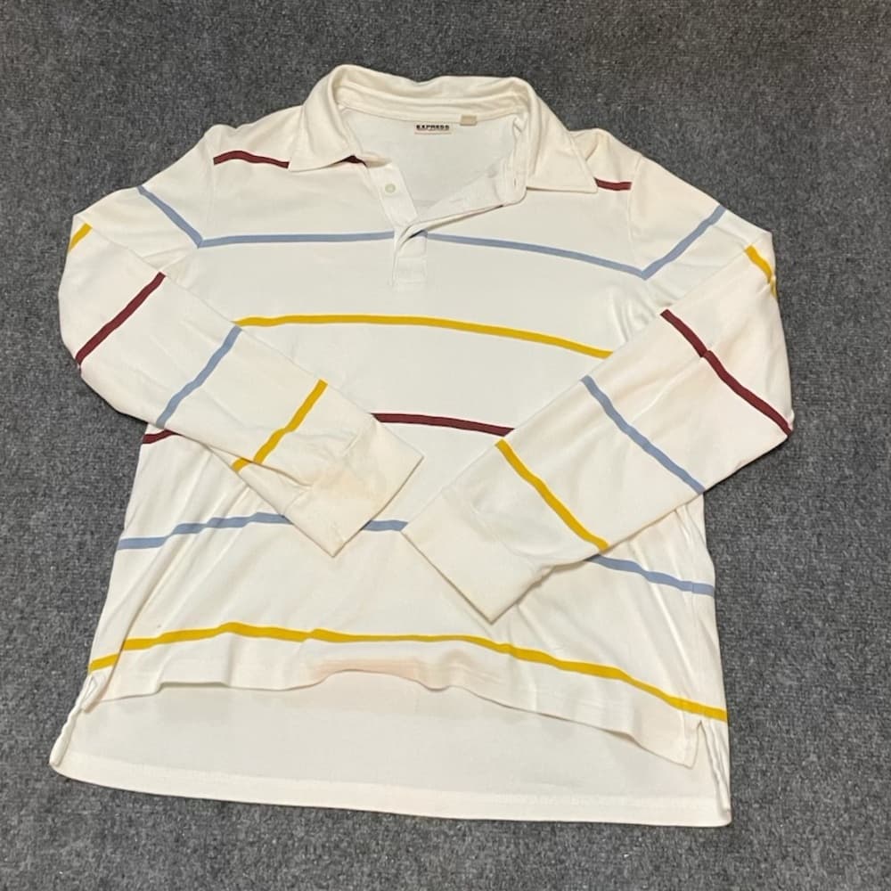Vintage Express Long Sleeve Polo