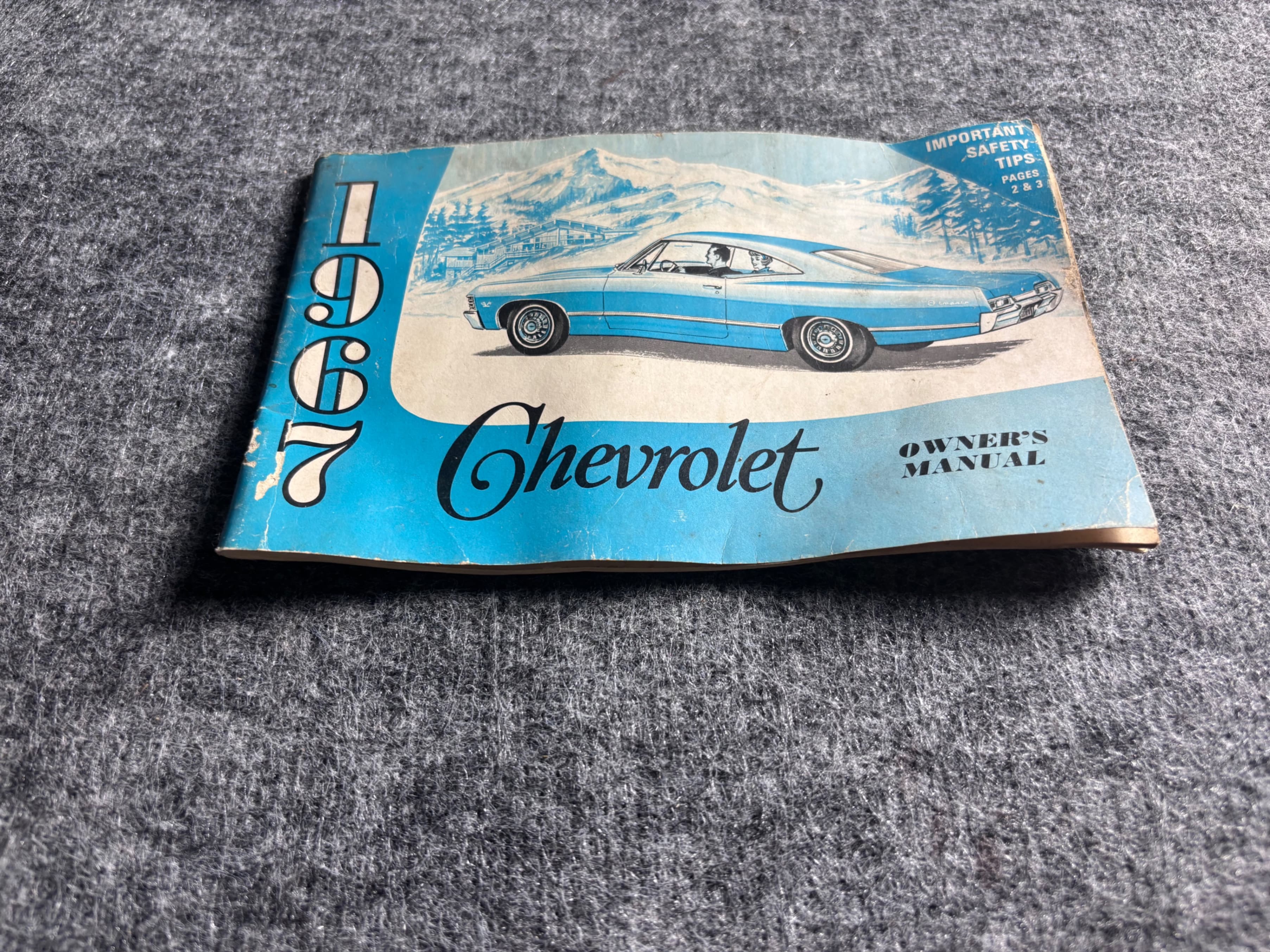 1967 Chevrolet Owner's Manual First Edition
