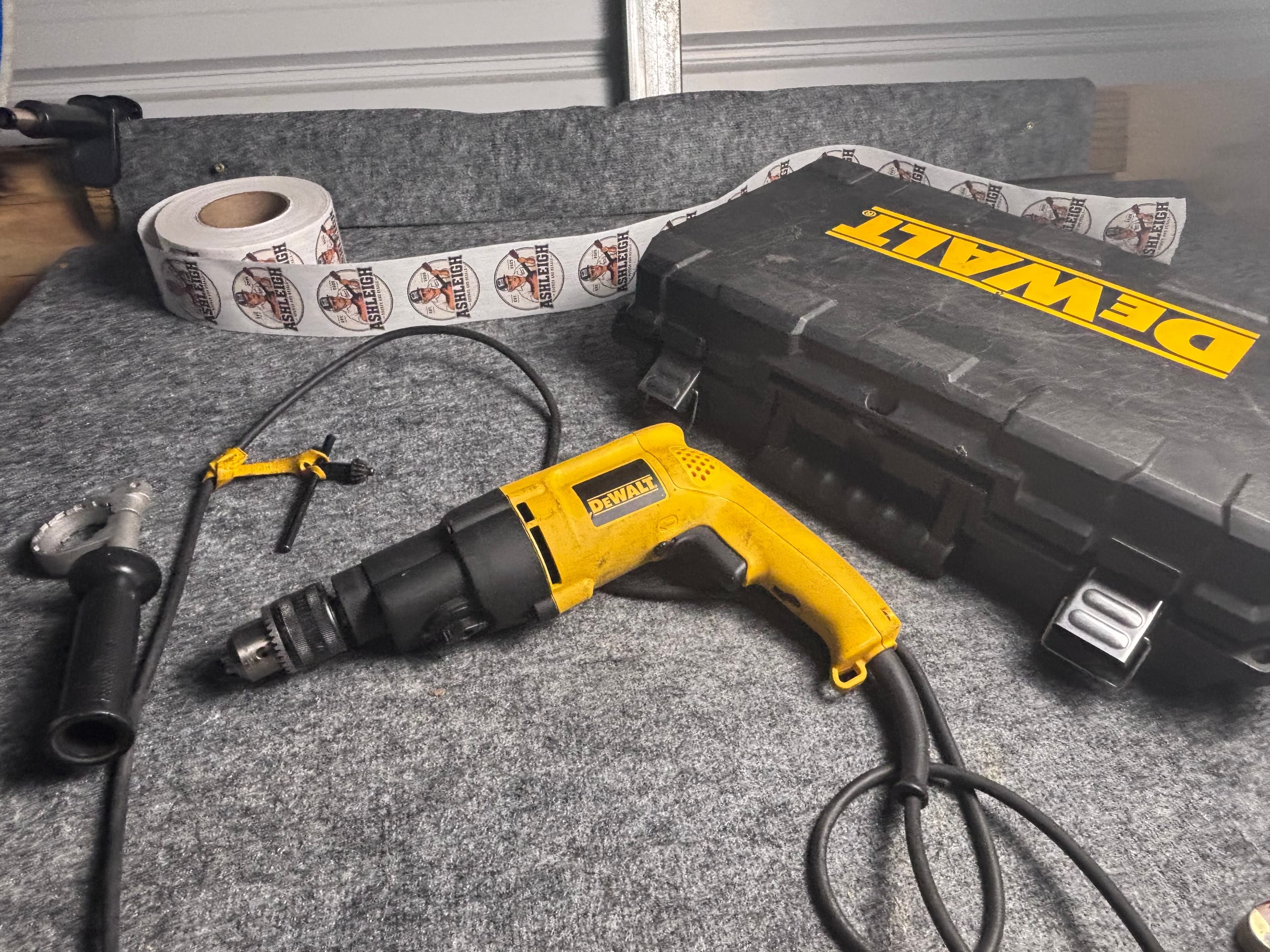 DeWalt DW505 1/2” Hammer Drill (Corded) with Case and Accessories