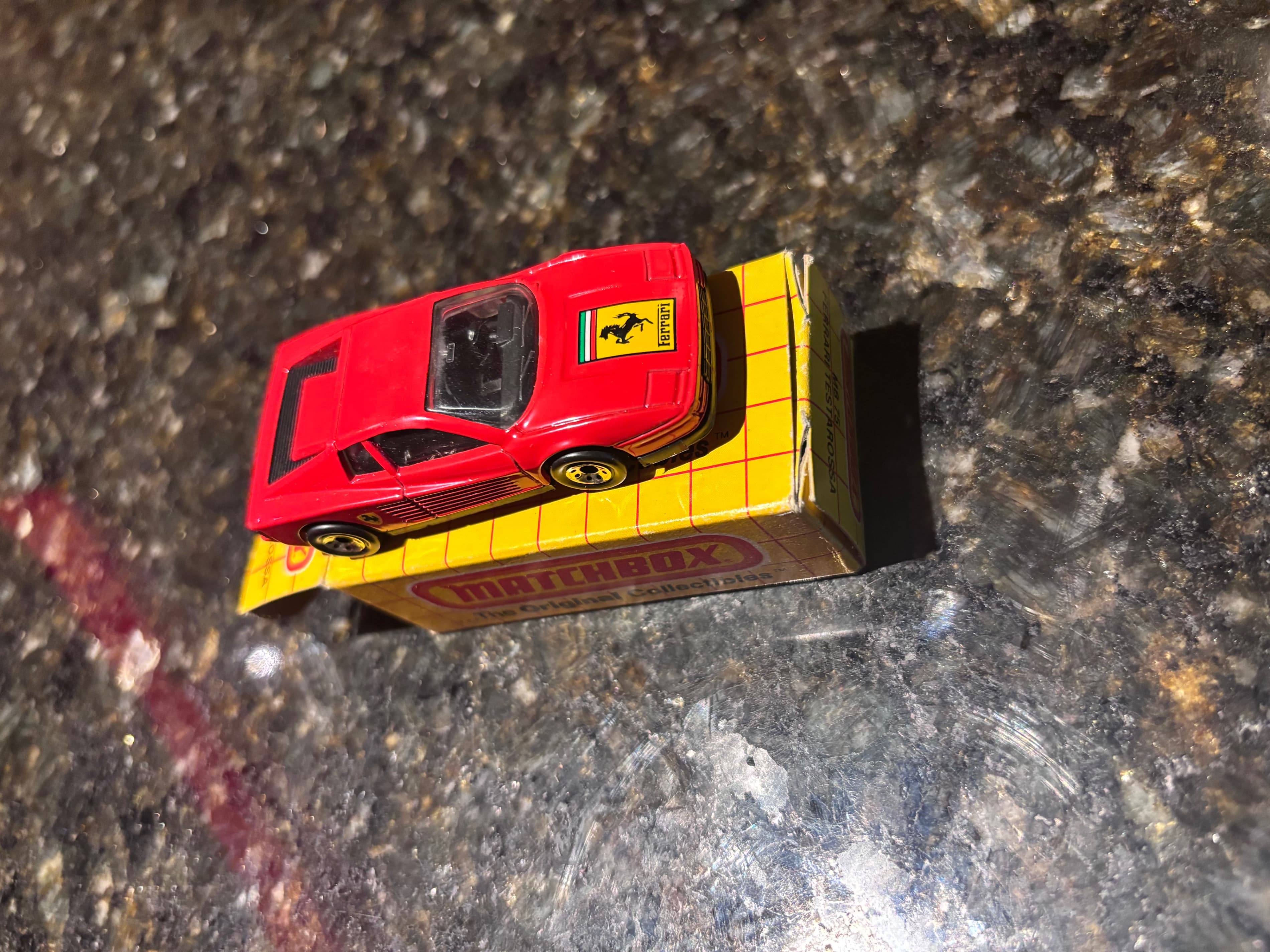 Matchbox Ferrari Testarossa Die-Cast Model Car